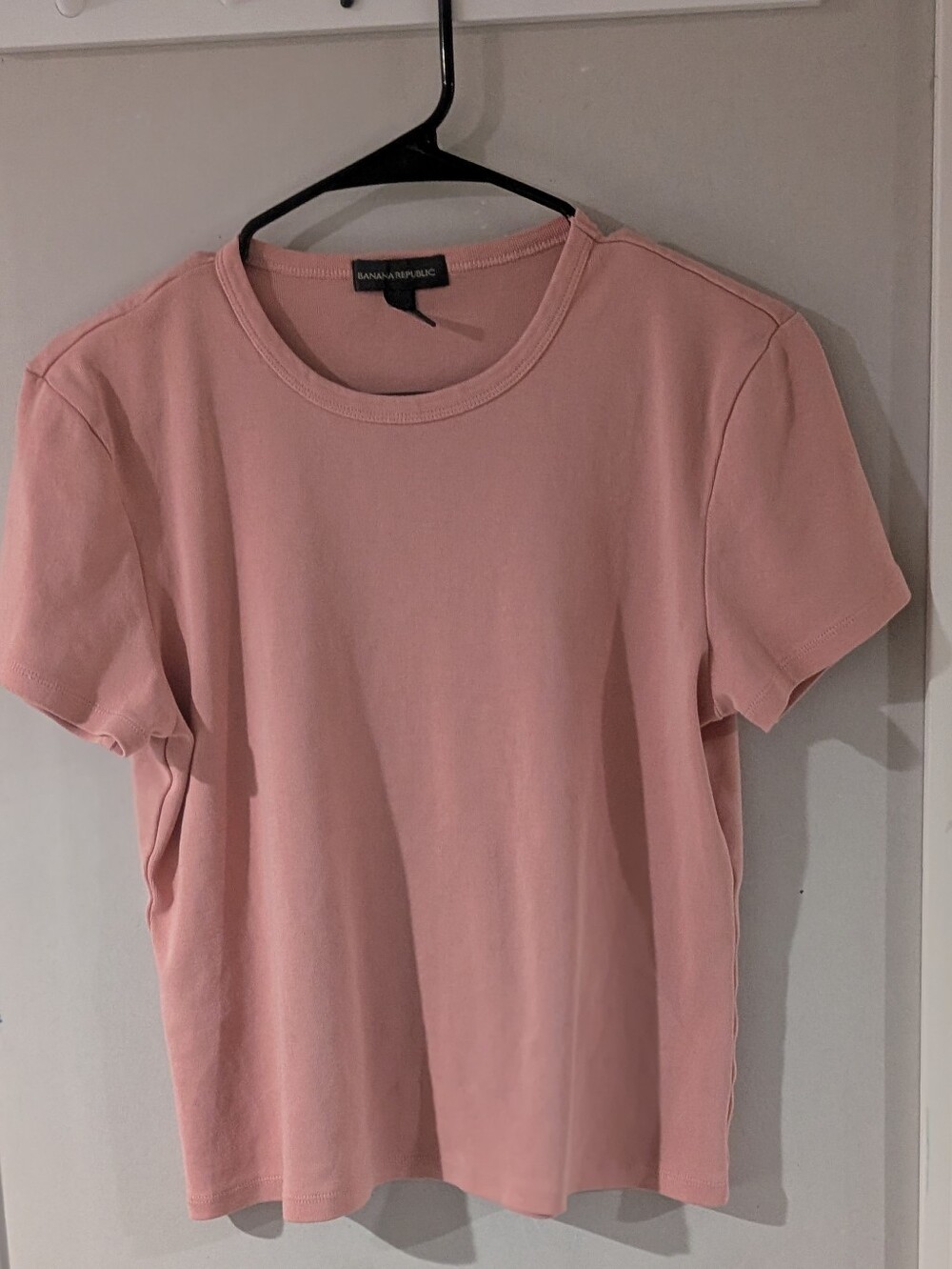 Banana Republic Blush Pink Crewneck Short Sleeve Tee